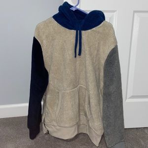 Large Mens American Eagle Sherpa Sweatshirt